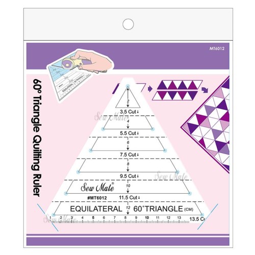 Multi-Size Triangle Quilting Ruler/Template for Patchwork/English Paper Piecing